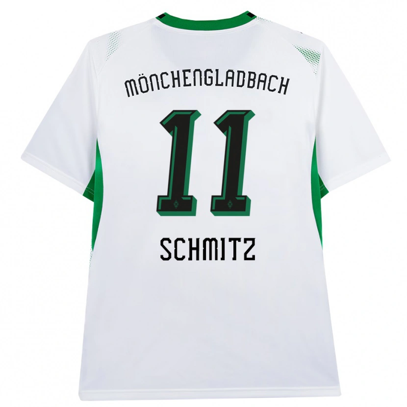 Danxen Pánské Louisa Schmitz #11 Bílá Černá Zelená Domů Hráčské Dresy 2026/27 Dres