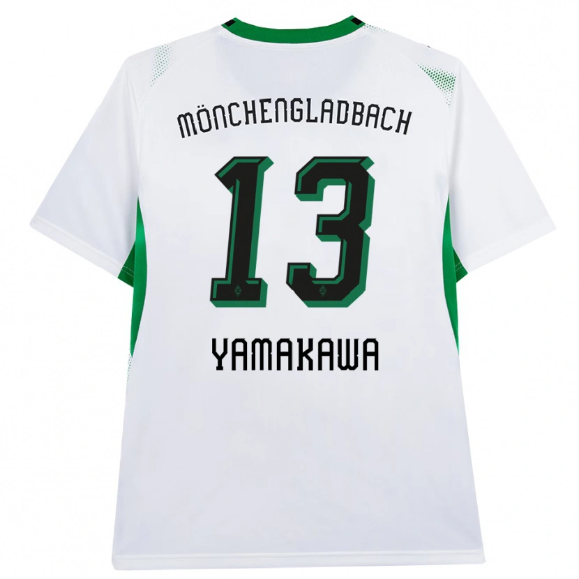 Danxen Pánské Shinnosuke Yamakawa #13 Bílá Černá Zelená Domů Hráčské Dresy 2026/27 Dres