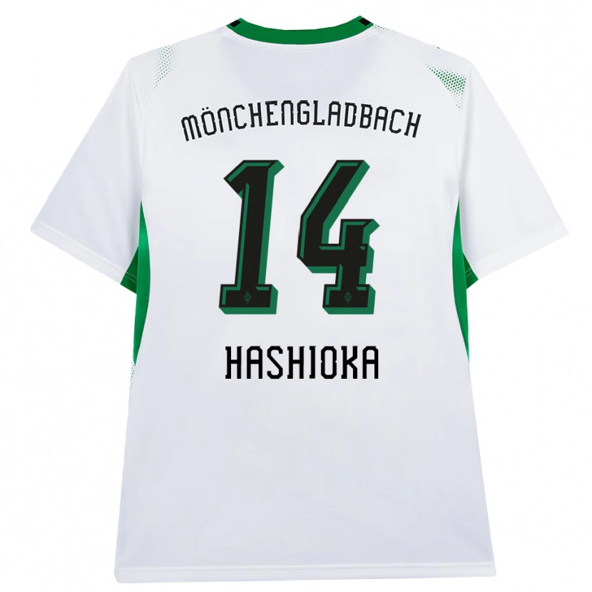 Danxen Pánské Daiki Hashioka #14 Bílá Černá Zelená Domů Hráčské Dresy 2026/27 Dres