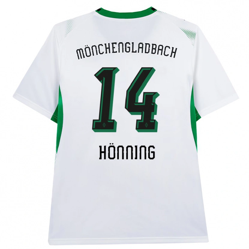 Danxen Pánské Louis Hönning #14 Bílá Černá Zelená Domů Hráčské Dresy 2026/27 Dres