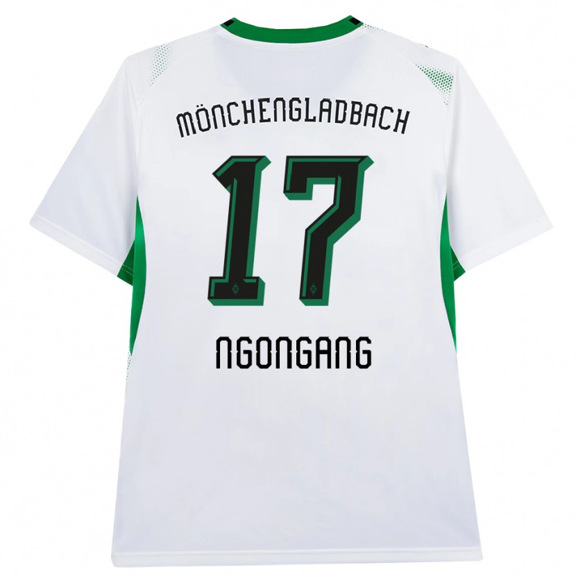 Danxen Pánské Johann Ngongang #17 Bílá Černá Zelená Domů Hráčské Dresy 2026/27 Dres