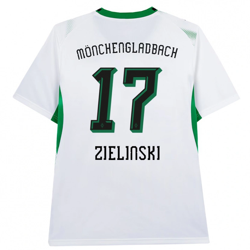 Danxen Pánské Yvonne Zielinski #17 Bílá Černá Zelená Domů Hráčské Dresy 2026/27 Dres