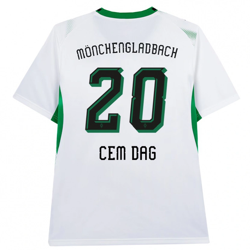 Danxen Pánské Cem Dag #20 Bílá Černá Zelená Domů Hráčské Dresy 2026/27 Dres