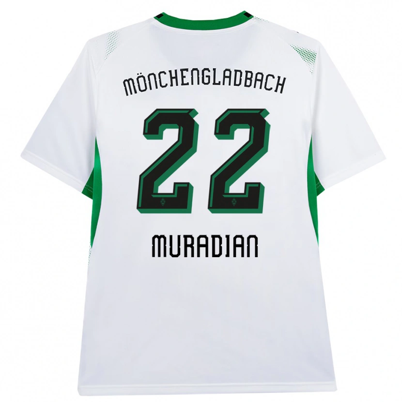 Danxen Pánské Artem Muradyan #22 Bílá Černá Zelená Domů Hráčské Dresy 2026/27 Dres