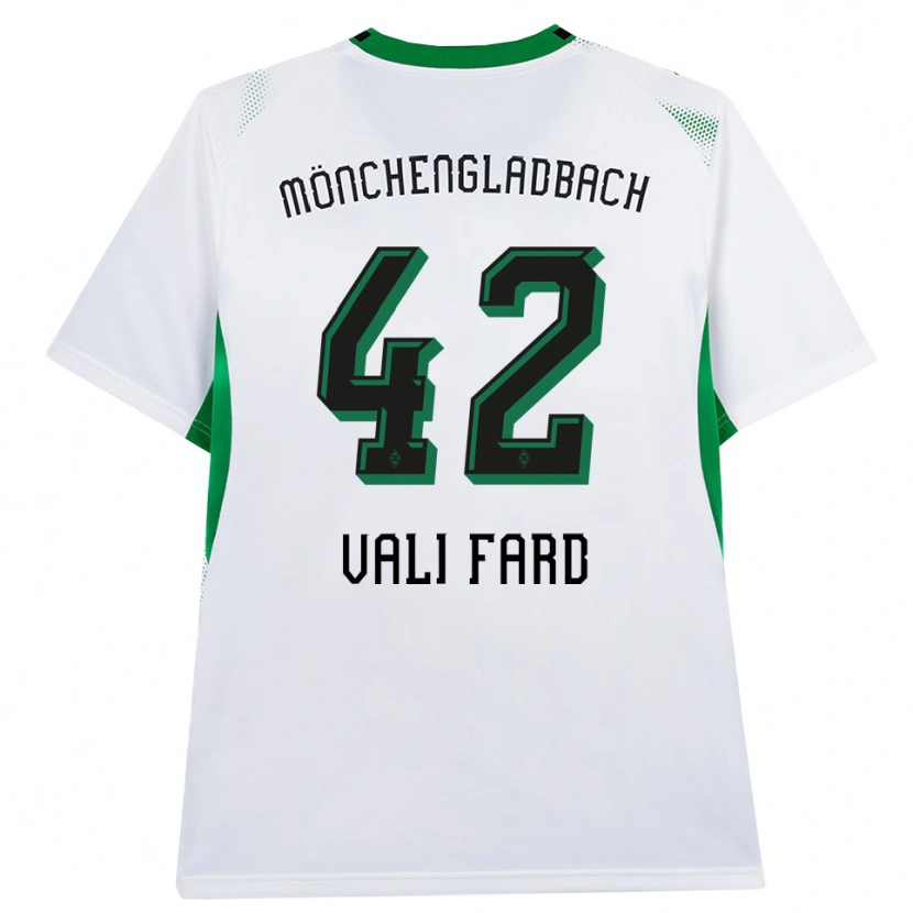 Danxen Pánské Elias Vali Fard #42 Bílá Černá Zelená Domů Hráčské Dresy 2026/27 Dres