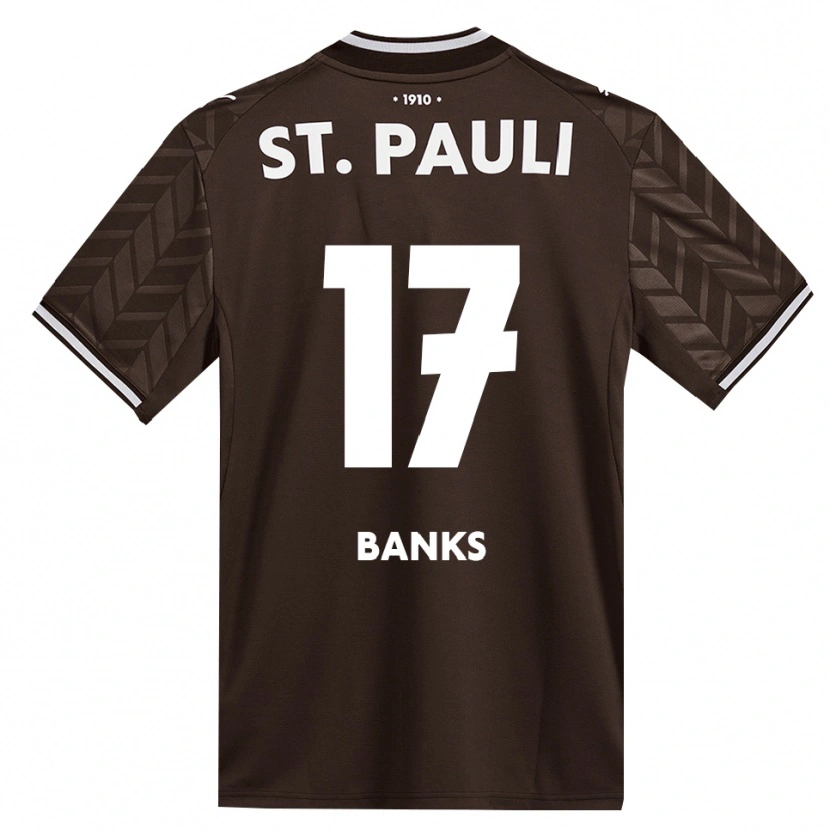 Danxen Pánské Scott Banks #17 Káva Bílá Domů Hráčské Dresy 2026/27 Dres