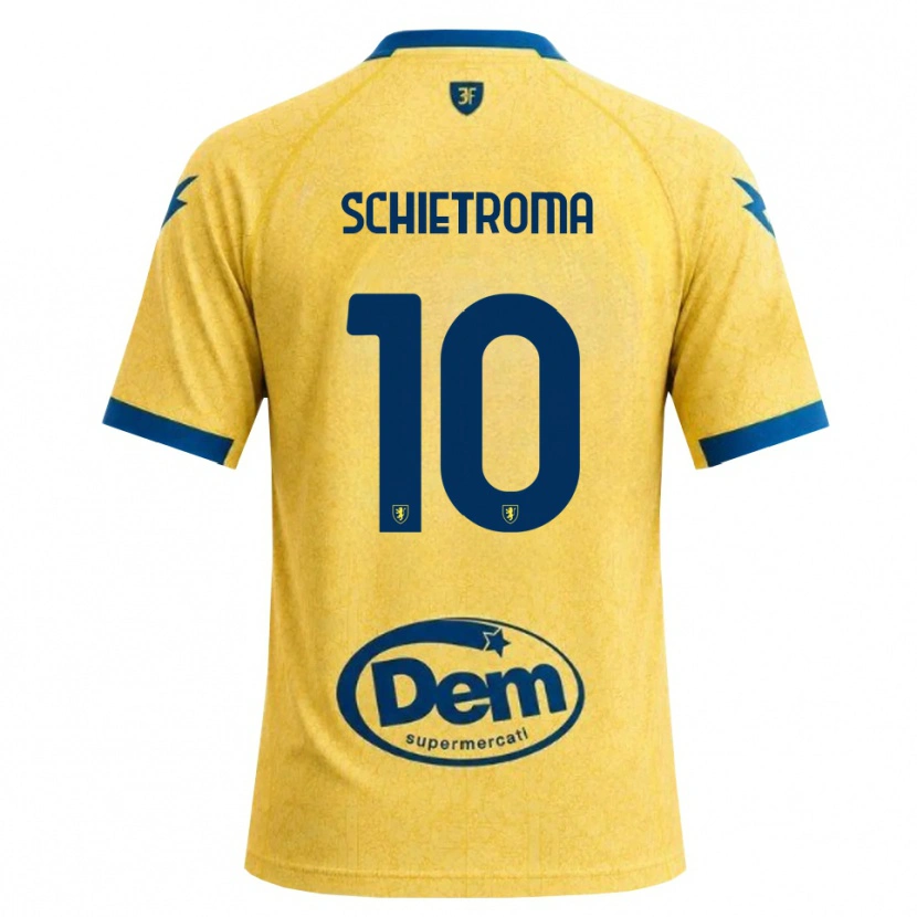 Danxen Pánské Lorenzo Schietroma #10 Chrpově Černá Modrá Domů Hráčské Dresy 2026/27 Dres