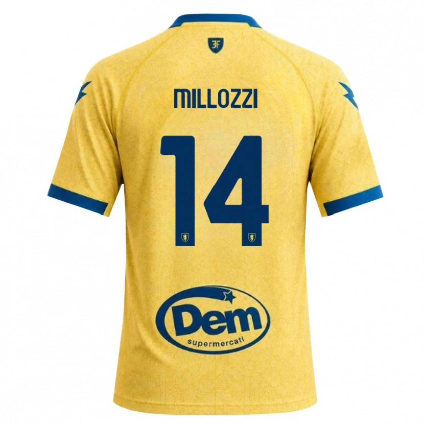 Danxen Pánské Francesco Millozzi #14 Chrpově Černá Modrá Domů Hráčské Dresy 2026/27 Dres