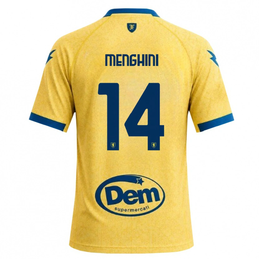 Danxen Pánské Lorenzo Menghini #14 Chrpově Černá Modrá Domů Hráčské Dresy 2026/27 Dres