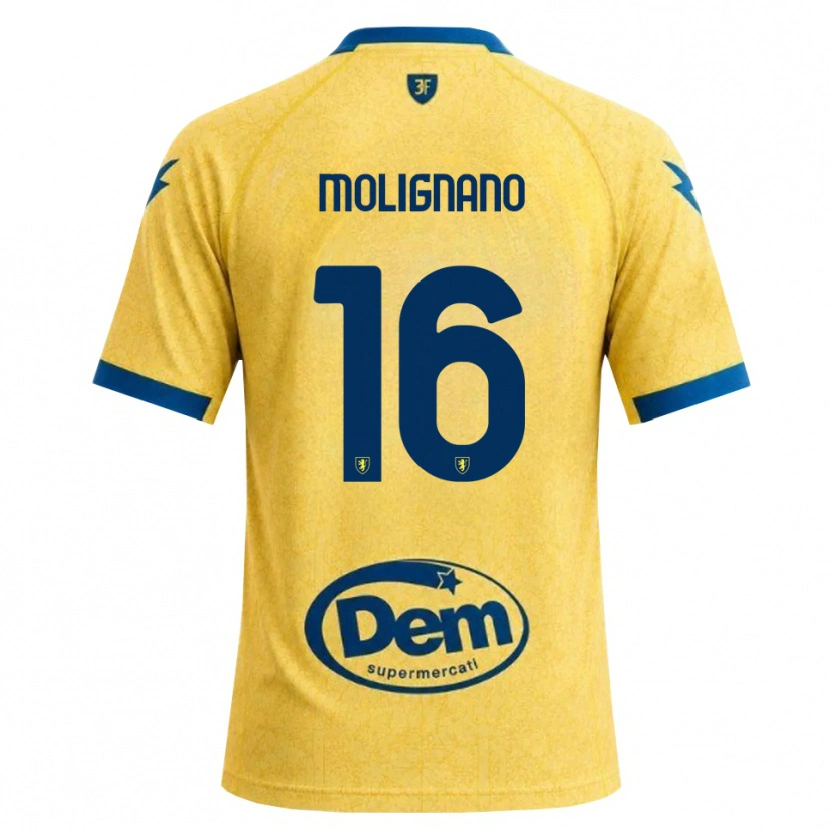 Danxen Pánské Gaetano Molignano #16 Chrpově Černá Modrá Domů Hráčské Dresy 2026/27 Dres