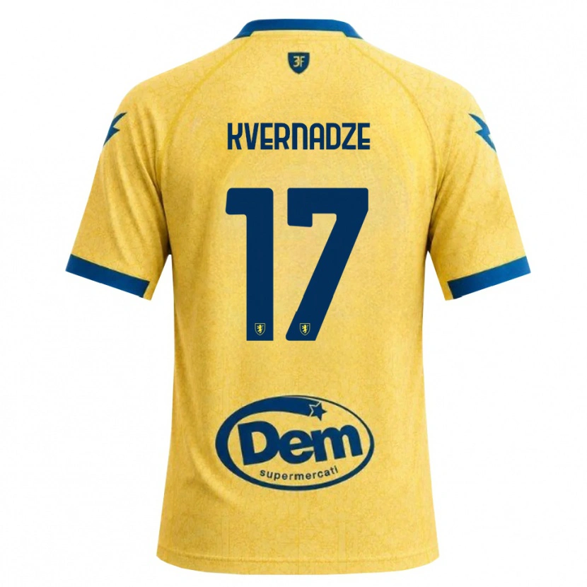 Danxen Pánské Giorgi Kvernadze #17 Chrpově Černá Modrá Domů Hráčské Dresy 2026/27 Dres
