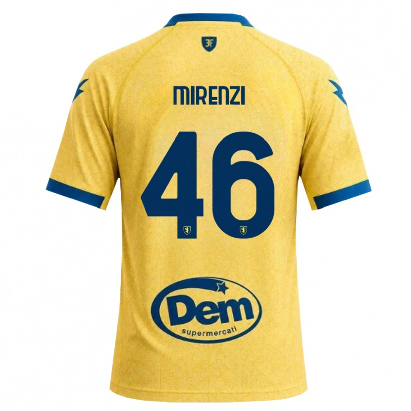 Danxen Pánské Andrea Mirenzi #46 Chrpově Černá Modrá Domů Hráčské Dresy 2026/27 Dres