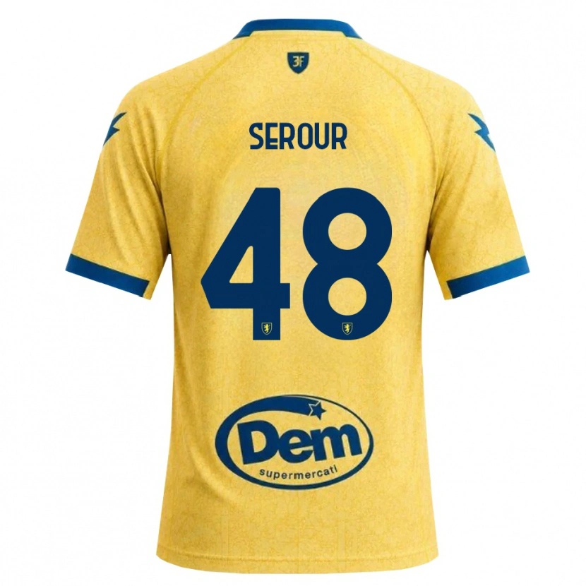 Danxen Pánské Mohamed Serour #48 Chrpově Černá Modrá Domů Hráčské Dresy 2026/27 Dres