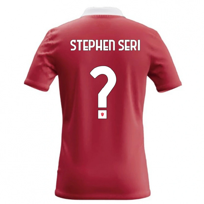 Danxen Pánské Ange Stephen Seri #0 Červená Bílá Domů Hráčské Dresy 2026/27 Dres