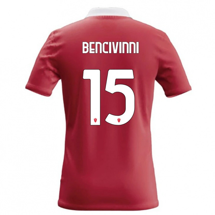 Danxen Pánské Boris Bencivinni #15 Červená Bílá Domů Hráčské Dresy 2026/27 Dres