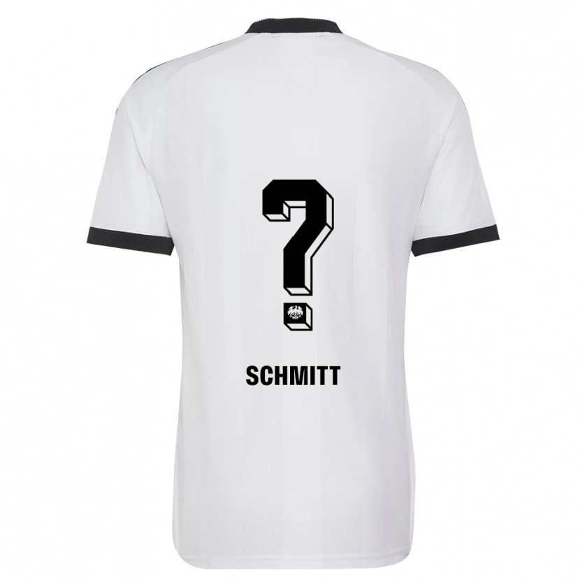 Danxen Pánské Jonathan Schmitt #0 Černá Bílá Daleko Hráčské Dresy 2026/27 Dres