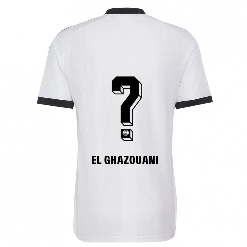 Danxen Pánské Mohamed El Ghazouani #0 Černá Bílá Daleko Hráčské Dresy 2026/27 Dres