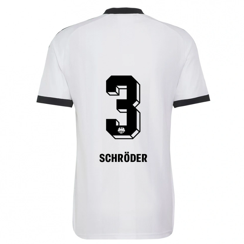 Danxen Pánské Finn Schröder #3 Černá Bílá Daleko Hráčské Dresy 2026/27 Dres