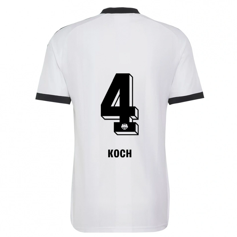 Danxen Pánské Robin Koch #4 Černá Bílá Daleko Hráčské Dresy 2026/27 Dres