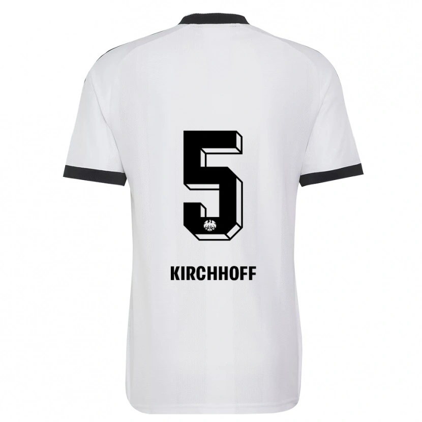 Danxen Pánské Benjamin Kirchhoff #5 Černá Bílá Daleko Hráčské Dresy 2026/27 Dres