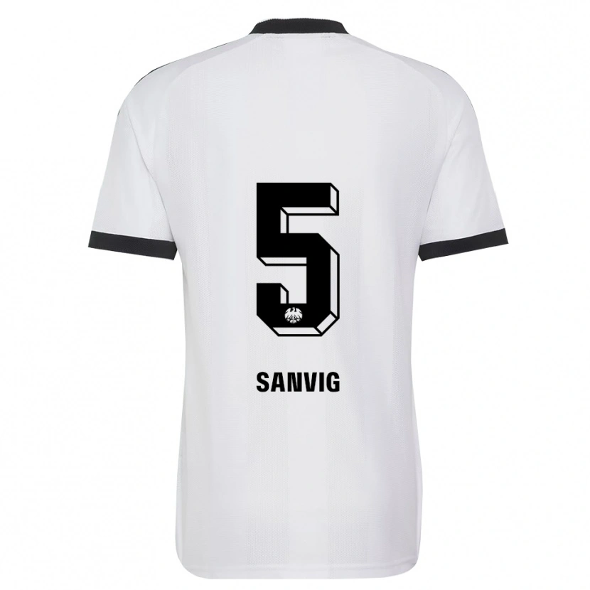 Danxen Pánské Pernille Sanvig #5 Černá Bílá Daleko Hráčské Dresy 2026/27 Dres