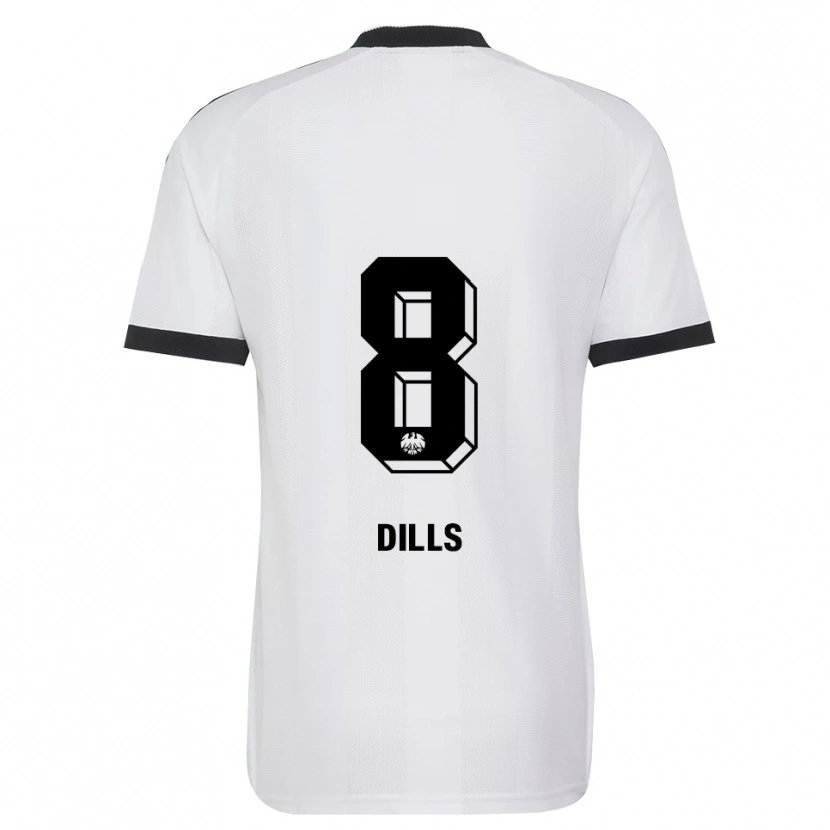 Danxen Pánské Marvin Dills #8 Černá Bílá Daleko Hráčské Dresy 2026/27 Dres