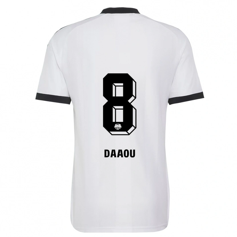 Danxen Pánské Bilal Daaou #8 Černá Bílá Daleko Hráčské Dresy 2026/27 Dres