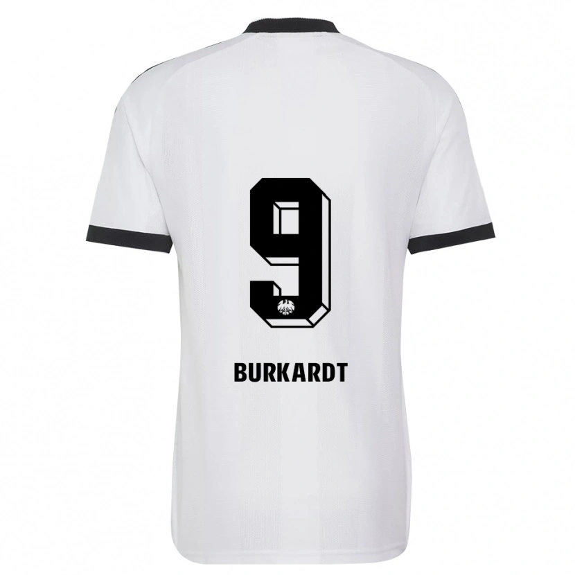 Danxen Pánské Jonathan Burkardt #9 Černá Bílá Daleko Hráčské Dresy 2026/27 Dres