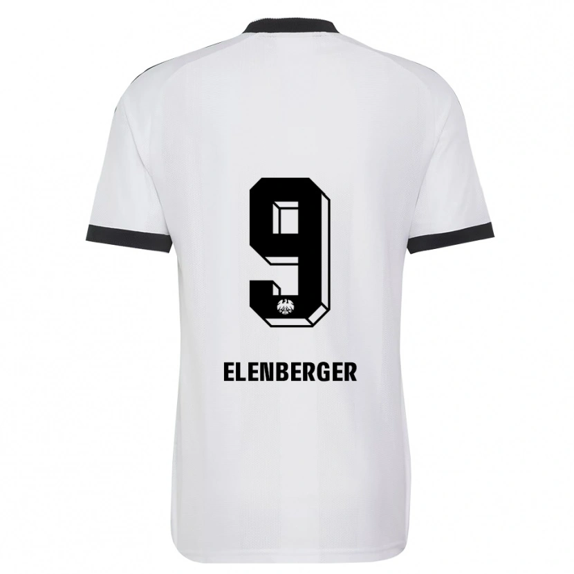 Danxen Pánské Samuel Elenberger #9 Černá Bílá Daleko Hráčské Dresy 2026/27 Dres