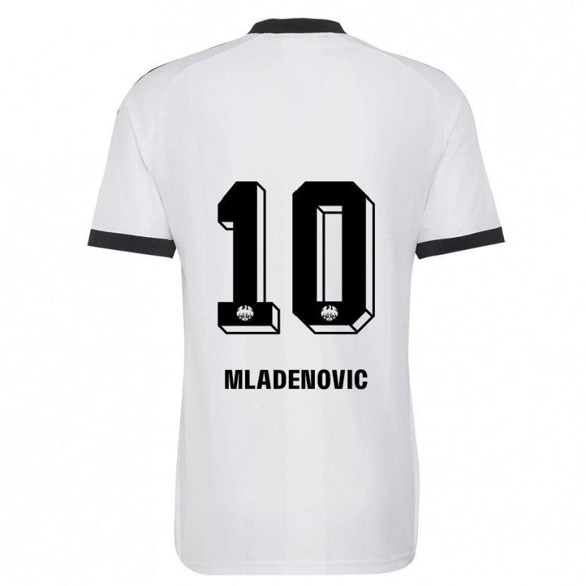 Danxen Pánské Marko Mladenovic #10 Černá Bílá Daleko Hráčské Dresy 2026/27 Dres