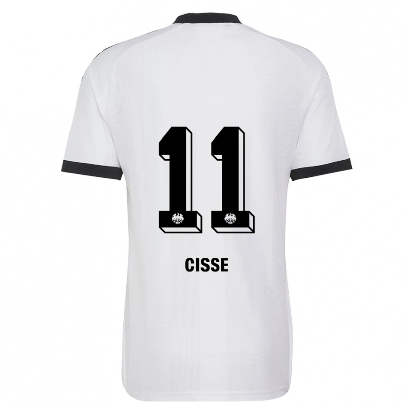 Danxen Pánské Cherif Cisse #11 Černá Bílá Daleko Hráčské Dresy 2026/27 Dres