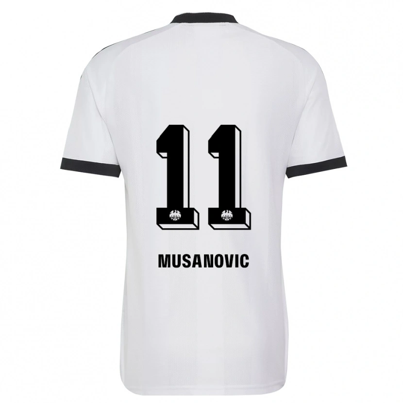 Danxen Pánské Haris Musanovic #11 Černá Bílá Daleko Hráčské Dresy 2026/27 Dres