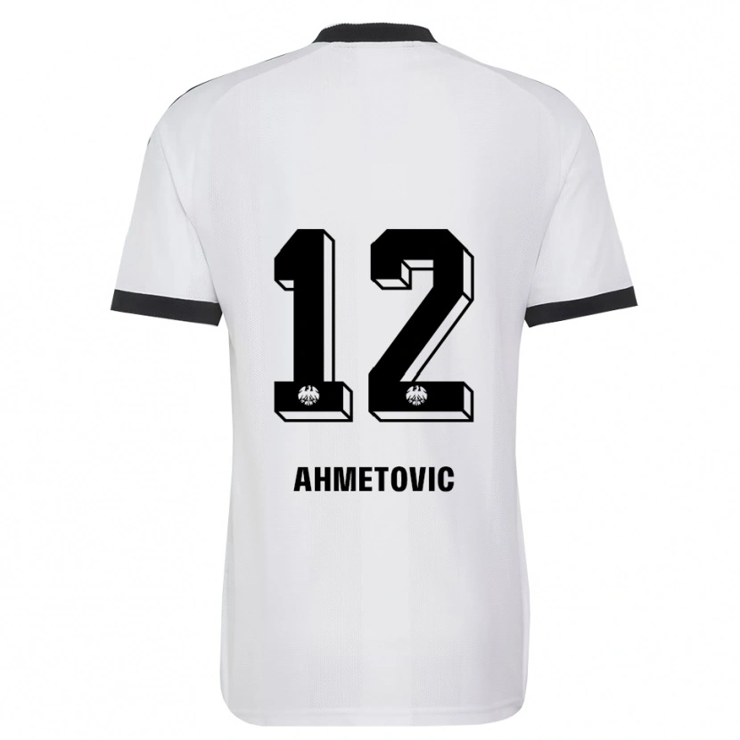 Danxen Pánské Marko Ahmetovic #12 Černá Bílá Daleko Hráčské Dresy 2026/27 Dres