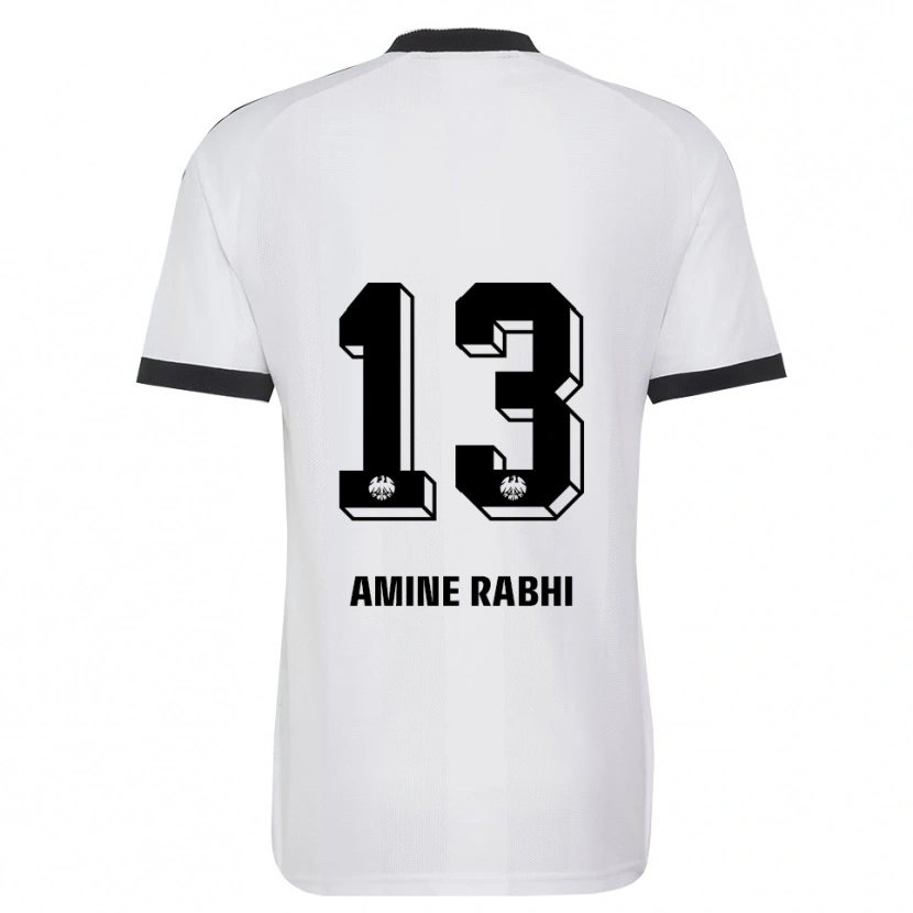 Danxen Pánské Mohamed Amine Rabhi #13 Černá Bílá Daleko Hráčské Dresy 2026/27 Dres