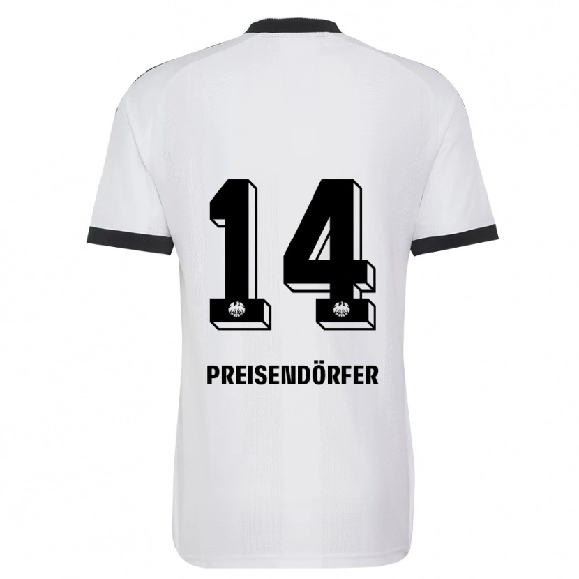 Danxen Pánské Constantin Preisendörfer #14 Černá Bílá Daleko Hráčské Dresy 2026/27 Dres