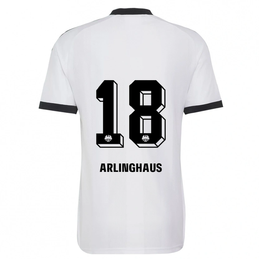 Danxen Pánské Maximilian Arlinghaus #18 Černá Bílá Daleko Hráčské Dresy 2026/27 Dres