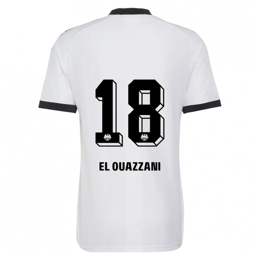 Danxen Pánské Nadir El Ouazzani #18 Černá Bílá Daleko Hráčské Dresy 2026/27 Dres