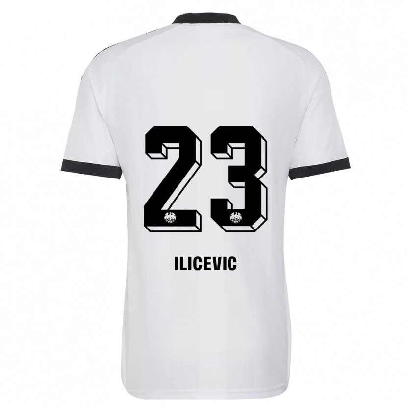 Danxen Pánské Niko Ilicevic #23 Černá Bílá Daleko Hráčské Dresy 2026/27 Dres