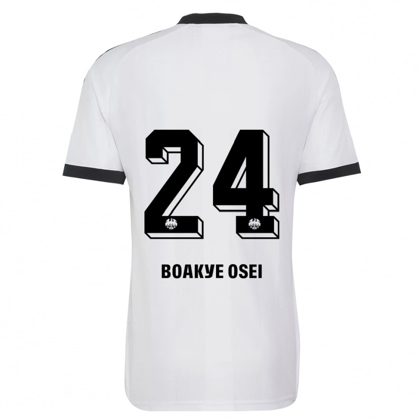 Danxen Pánské Derek Boakye Osei #24 Černá Bílá Daleko Hráčské Dresy 2026/27 Dres