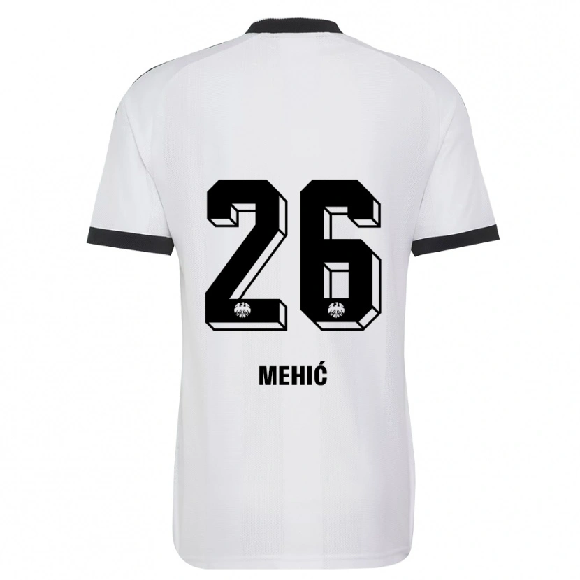 Danxen Pánské Liam Mehić #26 Černá Bílá Daleko Hráčské Dresy 2026/27 Dres