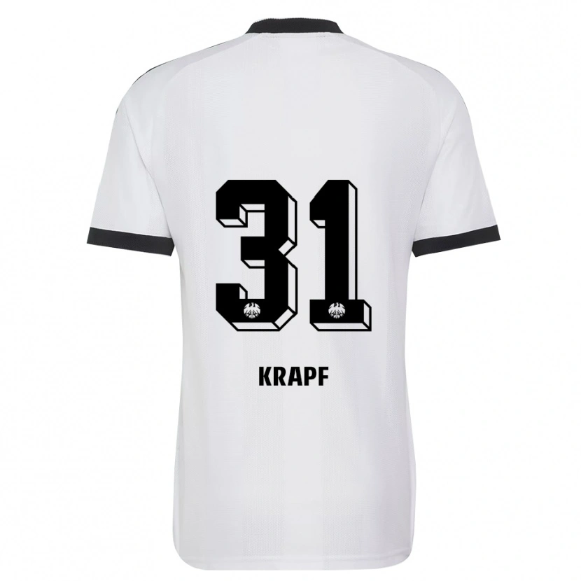 Danxen Pánské Maximilian Krapf #31 Černá Bílá Daleko Hráčské Dresy 2026/27 Dres