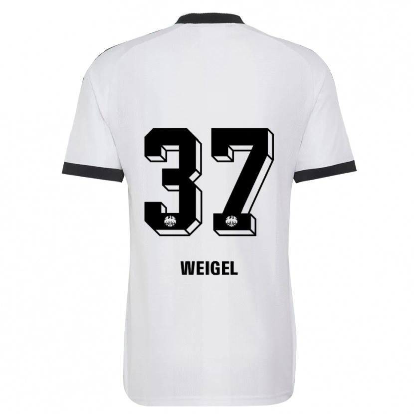 Danxen Pánské Tobias Weigel #37 Černá Bílá Daleko Hráčské Dresy 2026/27 Dres