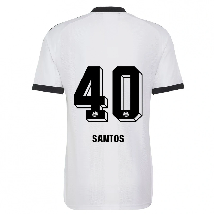 Danxen Pánské Kauã Santos #40 Černá Bílá Daleko Hráčské Dresy 2026/27 Dres