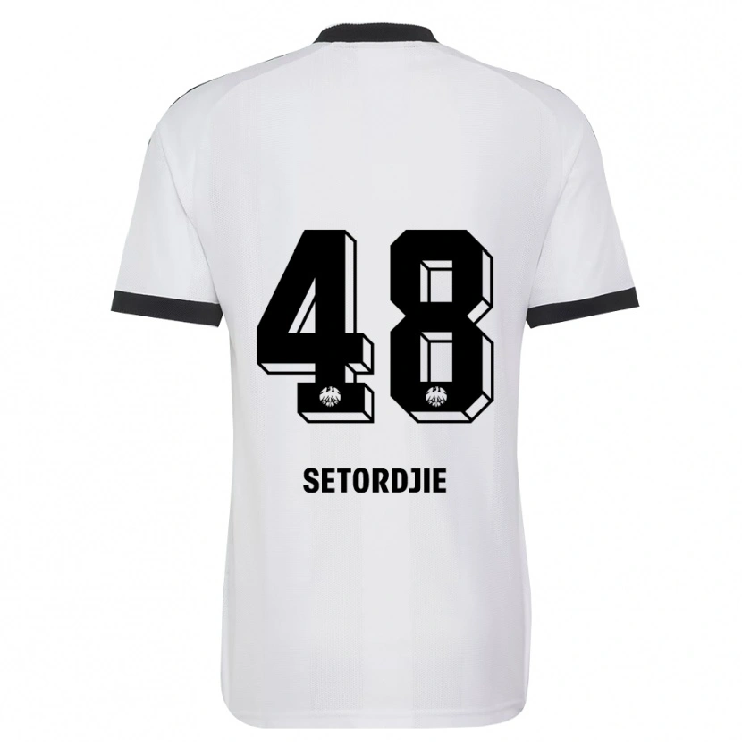 Danxen Pánské Lawrence Setordjie #48 Černá Bílá Daleko Hráčské Dresy 2026/27 Dres