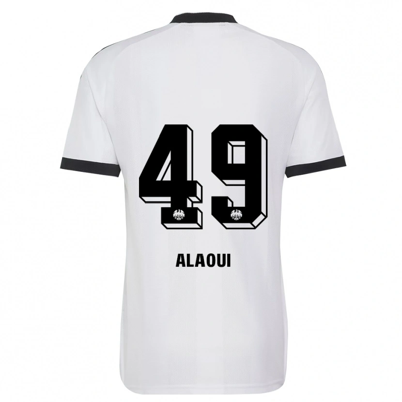 Danxen Pánské Anas Alaoui #49 Černá Bílá Daleko Hráčské Dresy 2026/27 Dres