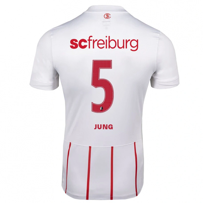 Danxen Pánské Anthony Jung #5 Bílá Červená Žlutá Daleko Hráčské Dresy 2026/27 Dres