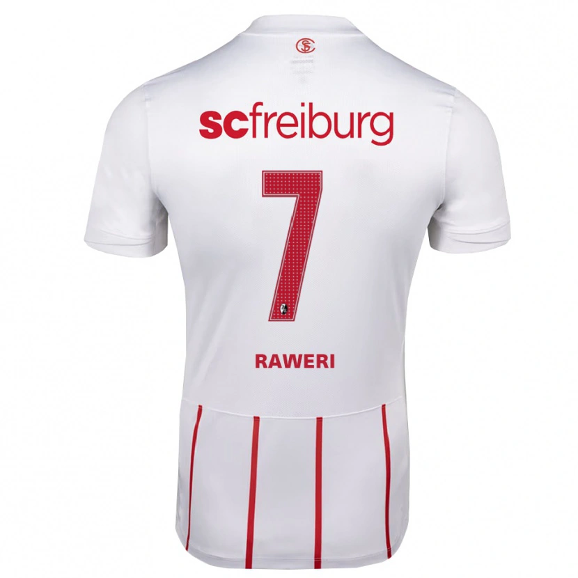 Danxen Pánské Krish Raweri #7 Bílá Červená Žlutá Daleko Hráčské Dresy 2026/27 Dres