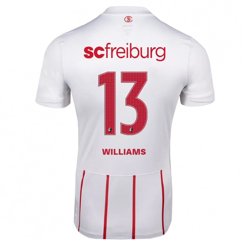 Danxen Pánské Daniel Williams #13 Bílá Červená Žlutá Daleko Hráčské Dresy 2026/27 Dres