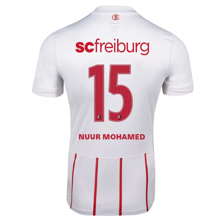 Danxen Pánské Billal Mohamed #15 Bílá Červená Žlutá Daleko Hráčské Dresy 2026/27 Dres