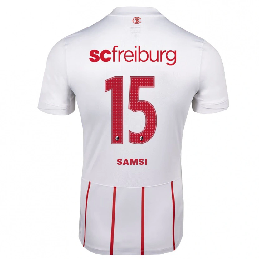 Danxen Pánské Simon Samsi #15 Bílá Červená Žlutá Daleko Hráčské Dresy 2026/27 Dres